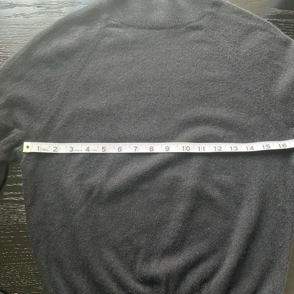 Everlane the Cashmere Mockneck Black Sweater, S - Picture 8 of 9